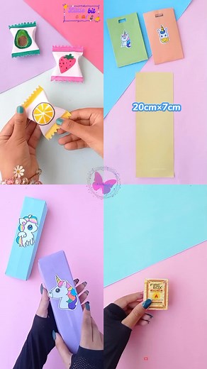 Easy Paper Crafts for Back to School 🌷💞🌈