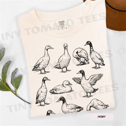 Runner Ducks 90s Vintage Tattoo Style Tshirt, Retro Comfort Colors® Y2k Duck Shirt, Duck Lovers Gift, Duck Mom Shirt, Duck Farmer Farm Shirt - Etsy