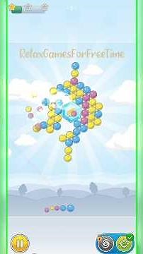 Spinning Bubble Cloud: Match-3 - Level 4, 5 gameplay bubble shooting popping precision puzzle game