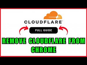 How to REMOVE Cloudflare from Chrome | Full Guide