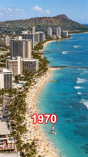Honolulu 1950 vs 2025 - Waikiki's Rise to a Resort Skyline