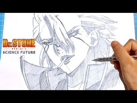 【Dr.STONE 4期】スタンリー・スナイダーイラスト簡単描き方
