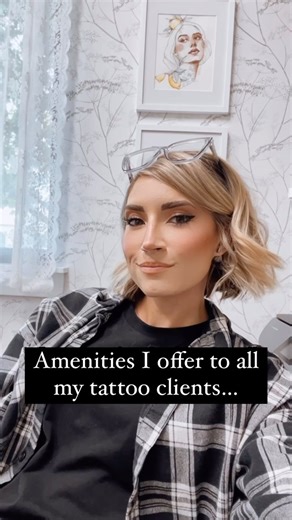 795K views · 109K reactions | A comfortable client is the one who sits the best in my opinion, so I try to make everyone as comfortable as possible 藍藍 whether you forgot your water, snack, headphones, your aftercare products, or you have a season you are wanting to binge episodes of, I’ve gotchu  #tattoostudio #tattooreels #tattoocommunity #tattoolife #tattoolifestyle #tattooedgirls #tattooshop #tattooed | The Painted Lady | Facebook