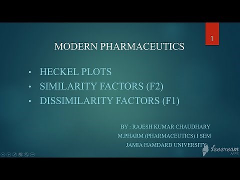 Heckel plots, similarity factors and dissimilarity factors