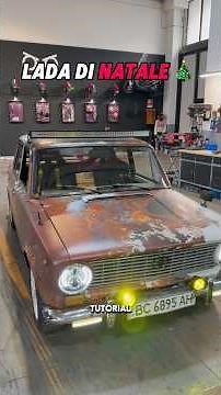 How to turn your car into a Christmas tree 🎄 #tutorial #lada #christmas