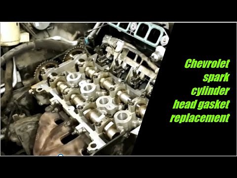 Chevrolet spark cylinder head gasket replacement
