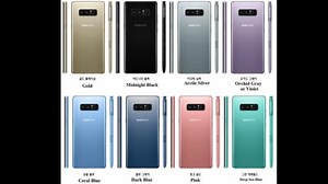 Samsung Galaxy Note 8 Tipped to Come in Eight Colour Options