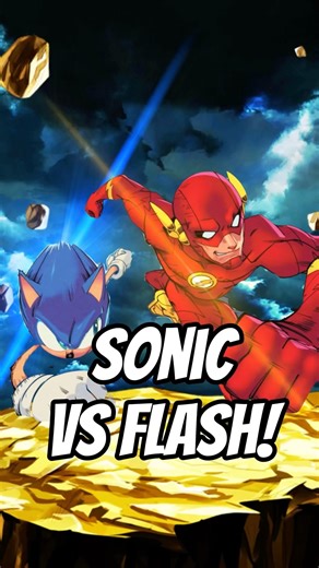SONIC & FLASH COMIC ANIMATED #sonic #dc