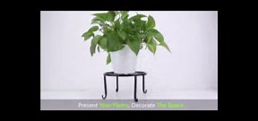 Metal Plant Stands,3 Pack 9" Heavy Duty Rustproof Round Flower Pot Stands,Indoor Outdoor Metal Potted Plant Stands for Home & Garden Decor