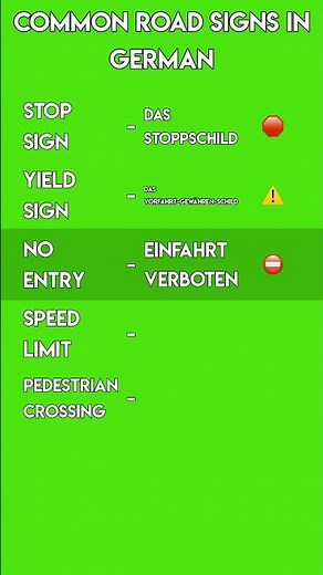 German Road Signs: Essential Regulatory & Warning Signs for Drivers!