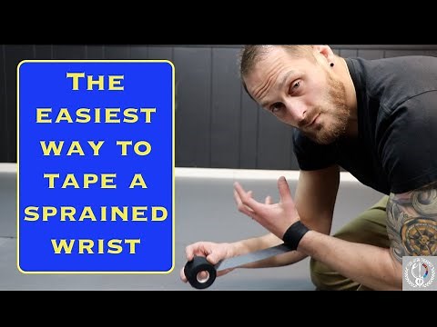 The Easiest Way To Tape a Sprained Wrist