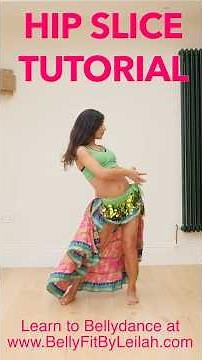 Hip Slice Tutorial 🔥 Learn to Belly Dance! #bellydancetutorial #bellydanceworkout #bellydance