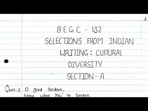 BEGC 132 solved assignment 2023-2024 | BEGC 132 ignou solved assignment in English 2023-2024 | BAG