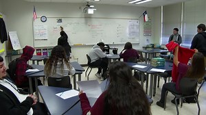 Dallas ISD Education Pathway Students Signing Letters of Intent Guaranteeing Future Jobs in DISD