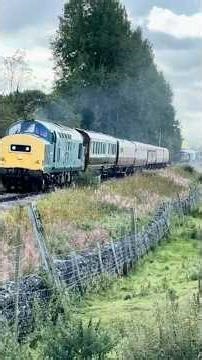 Class 37 thrash & tones at Embsay #class37 #locomotive #diesellocomotive #trainspotting