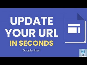 How to Quickly Change Your Google Sites URL