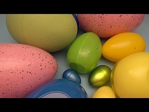 Learn Sizes with Surprise Eggs! Which Surprise Egg is Bigger Challenge! Part 8