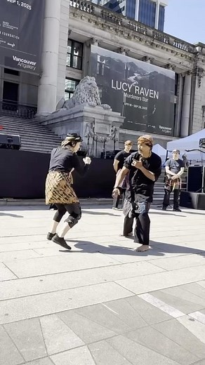 Pencak Silat demo at the Vancouver art gallery | Zack Garcia