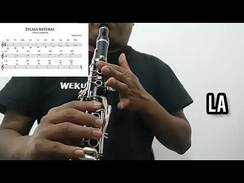 Escala Natural Para Clarinete.