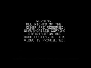 Castle Vision Warning Screen (1987-1990 UK) (Alt Variant)