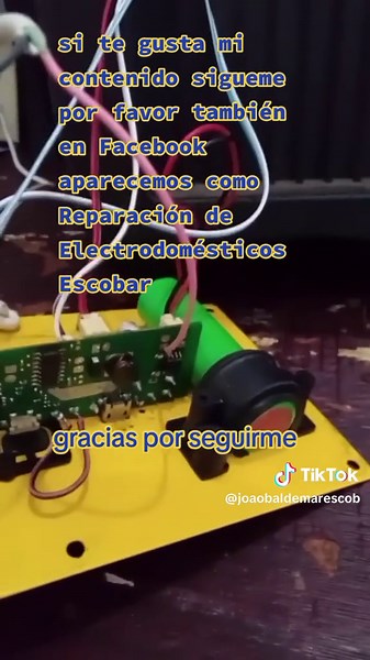 en este video reparamos una bocina de la marca link bits, si te gusta mi contenido sígueme en mi página de Facebook Aprendamos algo nuevo hoy, también en reparación de electrodomésticos escobar