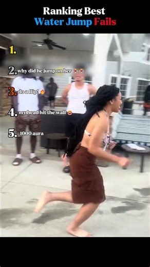 Ranking Best Water Jump Fails