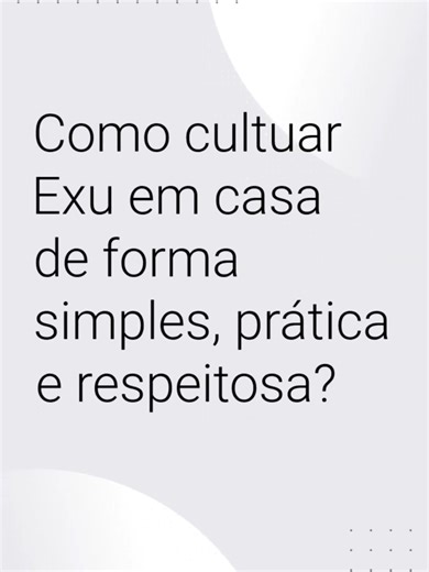 Como Cultuar Exu em Casa: Guia Prático