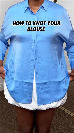 1.9M views · 6.4K reactions | Style hack; How to knot your blouse for a classy look (Save for when you want to try it).Follow for more #Fashionhacks #Stylingtips #explorepage #explore #knotablouse #blouseknotting #stylehack #styleinspiration #styleinspo #blousehack #ootd | Chikaodili Nna-udosen | Facebook