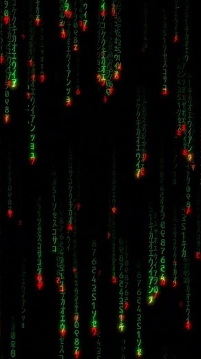 Matrix Code Rain Background #livewallpaper #hacker #fyp