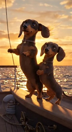 「スクリーンの向こう側へ、ワン！🐾 今日はタイタニックもハリポタも、ぜ〜んぶダックス流に大冒険。 小さな体で届ける、大きな感動を見逃すな！」 #犬版名作映画#わんこムービー #パロディ犬#DachshundCinema #PuppyMovieMagic#DogParody #MiniDachshundStar#FilmBuffDogs #MovieNightWithDogs #犬と映画の世界#ミニチュアダックス