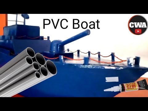 how to make a pvc model ship / ඉවතලන PVC බට වලින් හදමු ලස්සන Boat එකක්👌🛥️