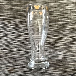 Disney Mickey Mouse Elegant Clear Drinking Glass