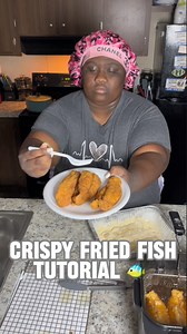 446K views · 7.6K reactions | Tutorial on how to make crispy fish y’all edges not crispier than my fish #viral #dayinthelife #dayinmylife #minivlog #contentcreator #shorts #reels #explore #explorepage #exploremore #ddmyshae #dashawnpierre #vlog #cooking #cookwithme #homecooking | Ddmyshae | Facebook