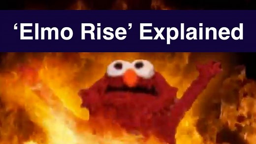 Where Did The 'Elmo Rise' Meme Come From? The Classic Image Of Elmo Surrounded By Fire Explained