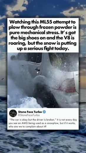 IS AN AMG SUPPOSED TO PLOW SNOW?