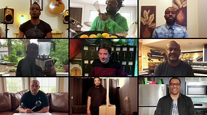 Billy Idol joins Jimmy and The Roots to perform a social distancing remix of his hit "Dancing with Myself" with instruments found at home while in quarantine, featuring viewer-submitted home videos of fans dancing by themselves. | The Tonight Show Starring Jimmy Fallon