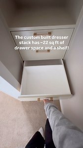 42K views · 690 reactions | Lily’s closet REVEAL! 拾 obviously this wouldn’t work great if you have a lot of hanging clothes, but for my preteen it’s perfect! Did you know the average 60” dresser with six drawers 15” deep has less than 19 sq ft of drawer storage?? I packed a lot into this little closet!! #diycloset #closetbuild #closetmakeover #closetdesign #closetdiy #closetremodel #closetrenovation | Welcome to the Woods | Facebook