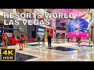 [4K HDR] Resorts World Las Vegas Walking Tour | 2023 | Las Vegas, Nevada
