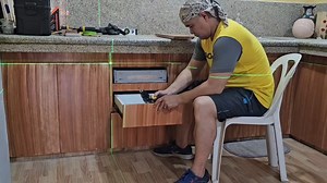Installing modular Kitchen Cabinet #diy #woodworking #Philippines #cabinet | Don DIY Project