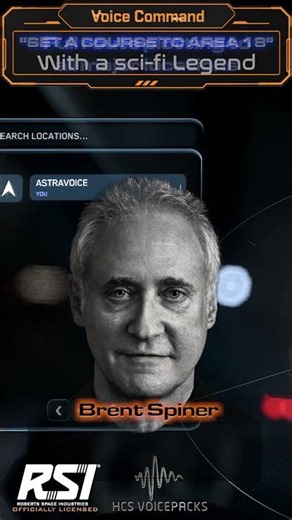 Star Citizen Course Plotting by Voice | Brent Spiner #starcitizen