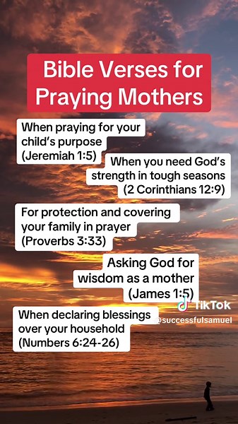 Powerful Bible Verses for Praying Mothers