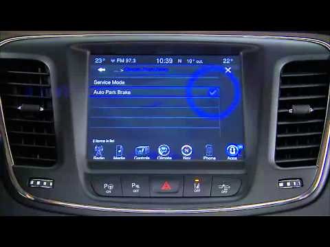 2015 Chrysler 200 Electronic Parking Brake
