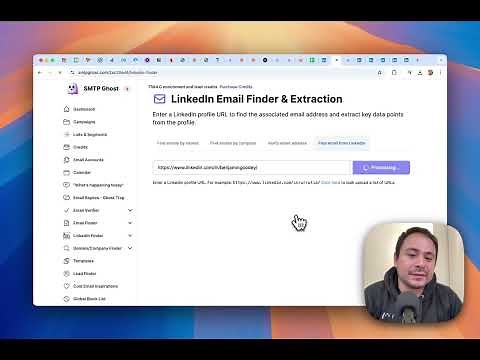 LinkedIn Email Finder + Scraper (FREE Method) - SMTP Ghost