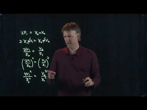 Relativistic Momentum | Physics with Professor Matt Anderson | M29-06