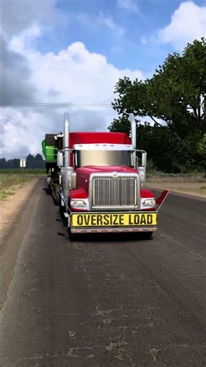 International 9900i Heavy Harvester Delivery | Fresno to Stockton | American Truck Simulator