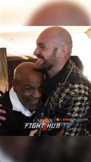 Tyson Fury shares EMOTIONAL moment with Mike Tyson!
