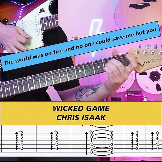 Wicked Game Guitar Tutorial and Tabs