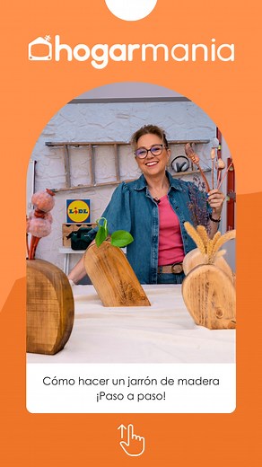 ✨¿Buscas una pieza decorativa con personalidad? Te enseñamos paso a paso cómo hacer un jarrón de madera rústico con tus propias manos. Nos hemos ayudado de las herramientas de Lidl España, perfectas para proyectos DIY como este 💥 Consulta la guía completa ⤵️ https://www.hogarmania.com/bricolaje/tareas/como-hacer-un-jarron-de-madera.html?utm_source=Facebook&utm_medium=social&utm_perfil=Hogarmania&utm_campaign=jarron-madera | hogarmania