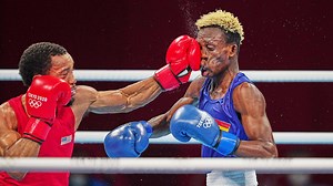 U.S. boxer Ragan outpunches Ghana's Takyi in feather semis