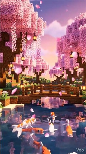 Minecraft’s Most Peaceful Garden Ever 🌸 Relaxing 4K Minecraft Cinematic Loop